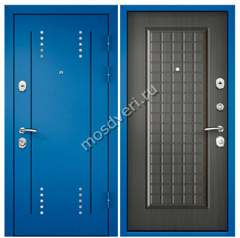 Синие входные двери в квартиру SVK-07 - купить от производителя Мосдвери Синие входные двери в квартиру SVK-07