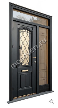 Двухстворчатая входная дверь DDV-01 - купить от производителя Мосдвери Двухстворчатая входная дверь DDV-01